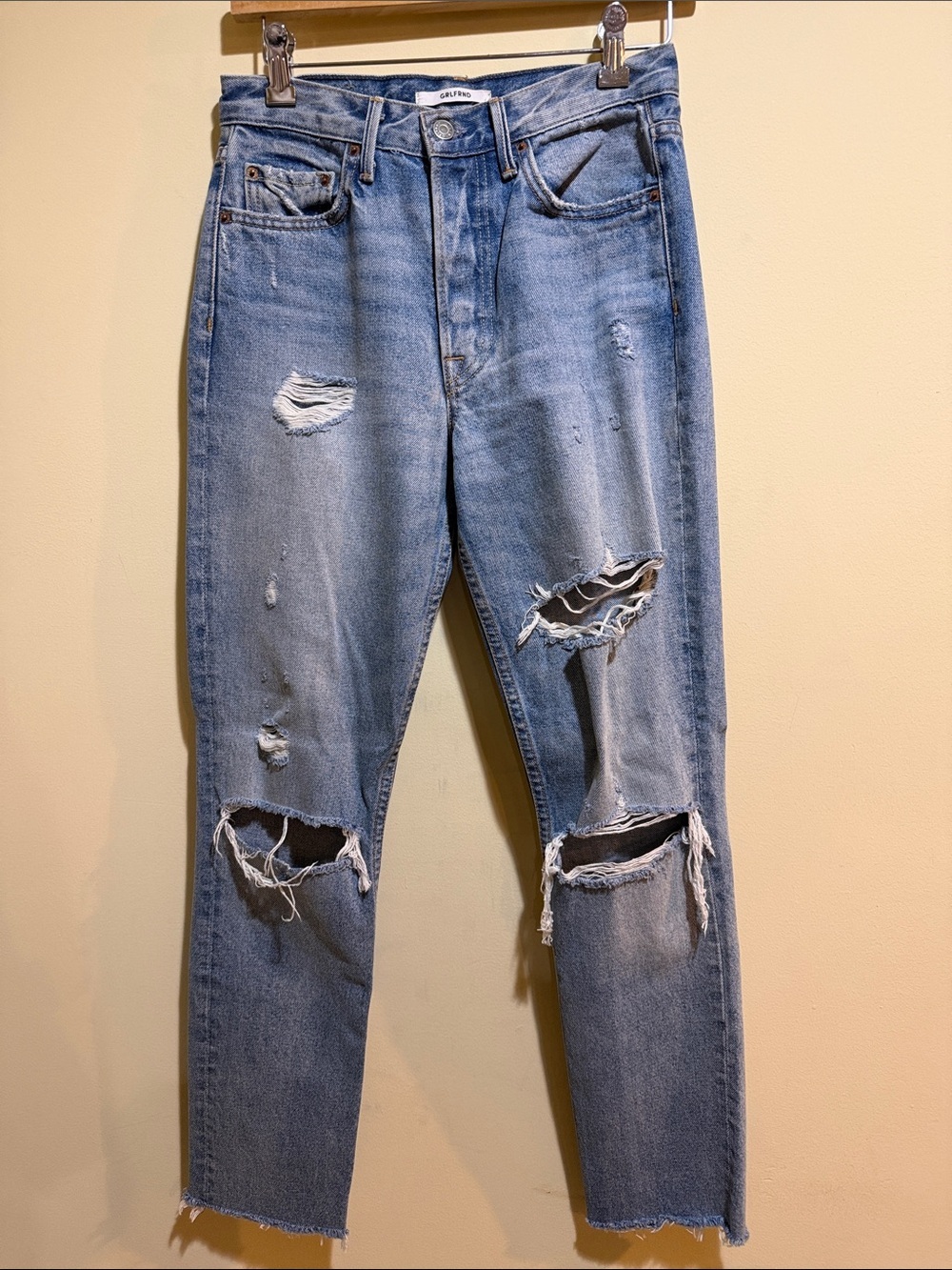 Women’s GRLFRND Karolina Distressed Jeans A Little More Love